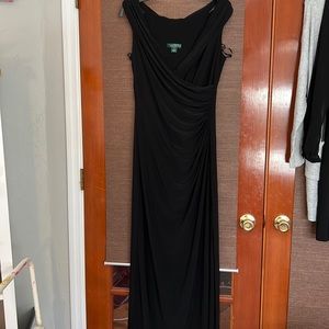Ralph Lauren long dress size 12 black